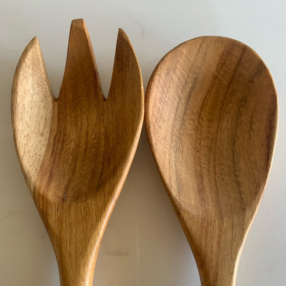 Wooden Salad Servers